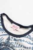 画像6: ヴィヴィアンウエストウッド 中古 / サティアptTシャツ 2（9号相当） 紺ｘ生成  H-25-12-28-043-ts-OD-ZH (6)