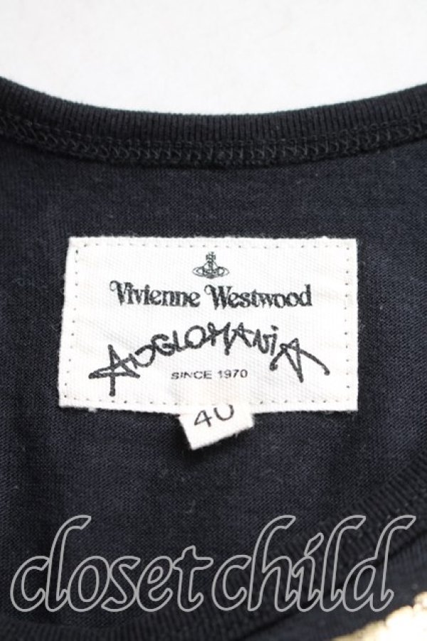 画像3: ANGLOMANIA 中古 / 短剣ptTシャツ 40（9号相当） 黒  H-25-12-28-044-ts-OD-ZH (3)