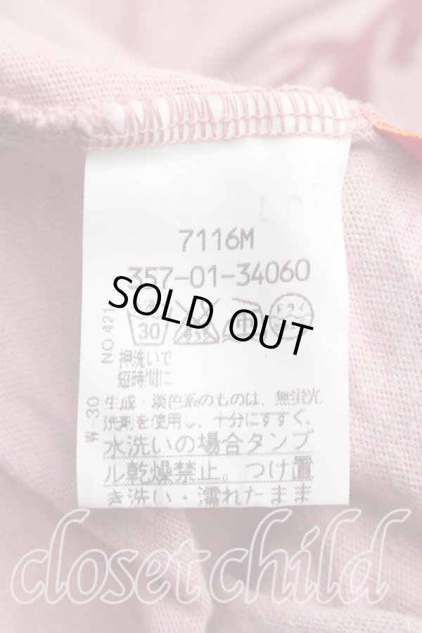 画像4: ヴィヴィアンウエストウッド 中古 / シグニチャーptTシャツ 2（9号相当） ピンク  H-25-12-28-045-ts-OD-ZH (4)
