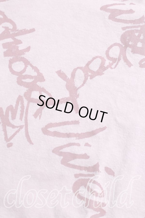 画像6: ヴィヴィアンウエストウッド 中古 / シグニチャーptTシャツ 2（9号相当） ピンク  H-25-12-28-045-ts-OD-ZH (6)