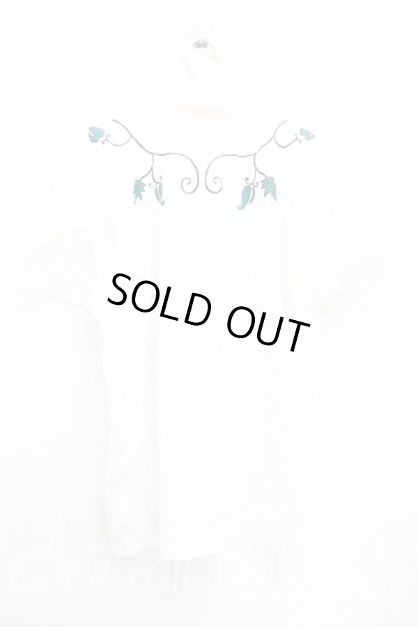 画像2: ヴィヴィアンウエストウッド 中古 / フラワーオーブネックレスptTシャツ 00（ワンサイズ） 白  H-25-12-28-046-ts-OD-ZH (2)