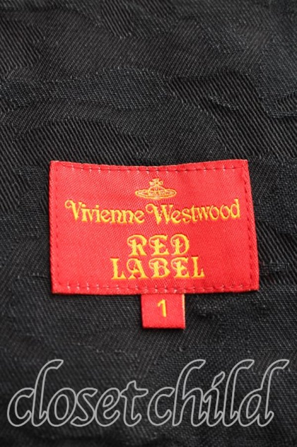 画像3: ヴィヴィアンウエストウッド 中古 / フリンジデニムジャケット 1（7号相当） 黒  H-25-12-28-005-jc-OD-ZH (3)