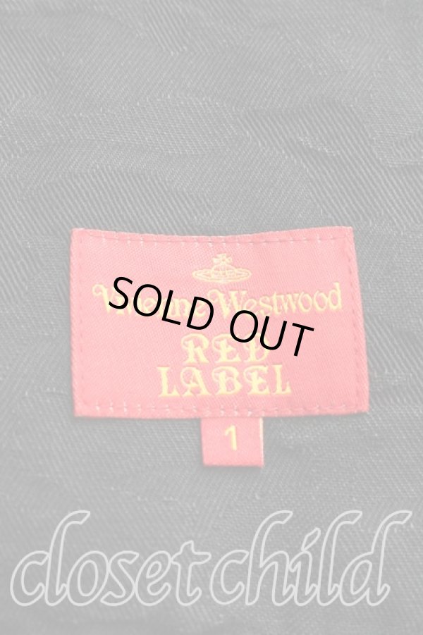 画像3: ヴィヴィアンウエストウッド 中古 / フリンジデニムジャケット 1（7号相当） 黒  H-25-12-28-005-jc-OD-ZH (3)