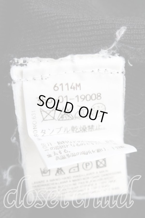 画像4: ヴィヴィアンウエストウッド 中古 / カラーオーブ刺繍ラウンドニット  黒  H-25-12-28-053-to-OD-ZH (4)