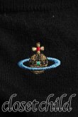 画像6: ヴィヴィアンウエストウッド 中古 / カラーオーブ刺繍ラウンドニット  黒  H-25-12-28-053-to-OD-ZH (6)