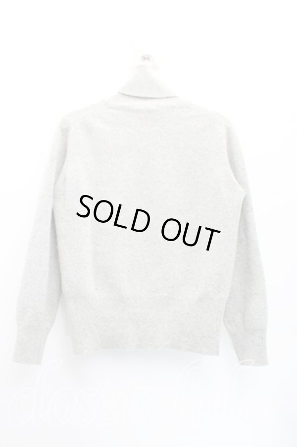 画像2: ヴィヴィアンウエストウッド 中古 / カラーオーブ刺繍タートルニット  灰  H-25-12-28-054-to-OD-ZH (2)