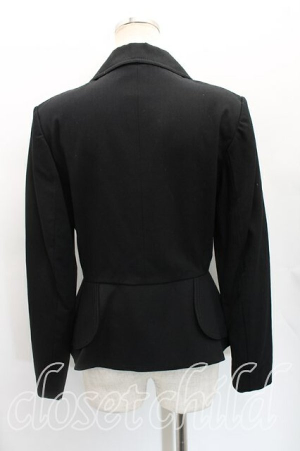 画像2: ヴィヴィアンウエストウッド 中古 / シングルジャケット 3（11号相当） 黒  H-25-12-28-006-jc-OD-ZH (2)