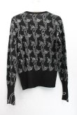 画像2: ヴィヴィアンウエストウッド 中古 / チェーンオーブカーディガン 2（9号相当） 黒  H-25-12-28-056-to-OD-ZH (2)