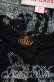 画像6: ヴィヴィアンウエストウッド 中古 / チェーンオーブカーディガン 2（9号相当） 黒  H-25-12-28-056-to-OD-ZH (6)