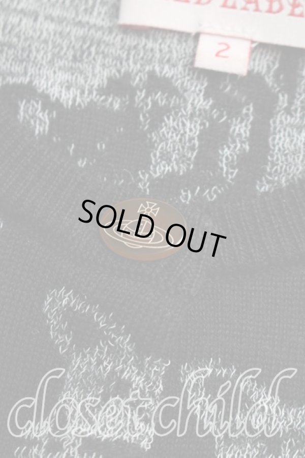 画像6: ヴィヴィアンウエストウッド 中古 / チェーンオーブカーディガン 2（9号相当） 黒  H-25-12-28-056-to-OD-ZH (6)