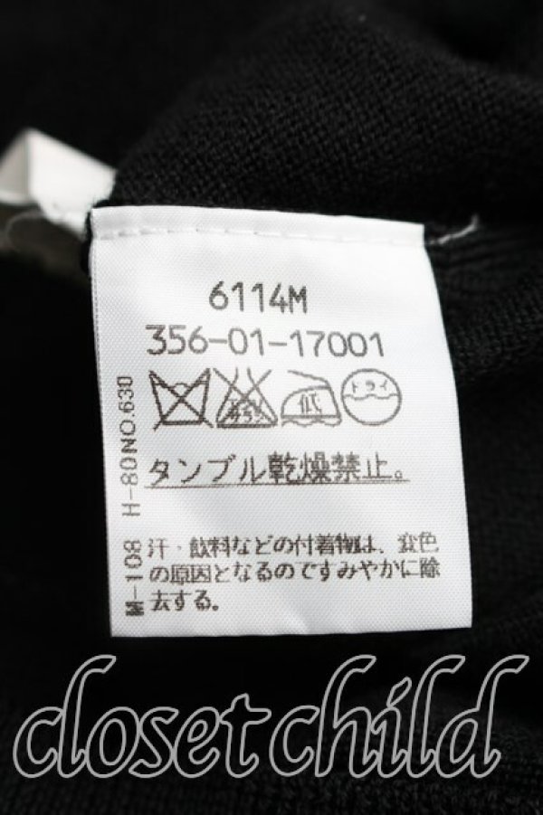 画像4: ヴィヴィアンウエストウッド 中古 / カラーオーブ刺繍カーディガン M 黒  H-25-12-28-058-to-OD-ZH (4)