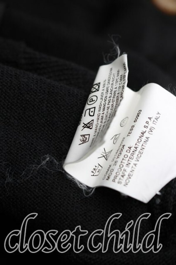 画像6: ヴィヴィアンウエストウッド 中古 / カラーオーブ刺繍カーディガン M 黒  H-25-12-28-058-to-OD-ZH (6)