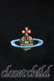 画像7: ヴィヴィアンウエストウッド 中古 / カラーオーブ刺繍カーディガン M 黒  H-25-12-28-058-to-OD-ZH (7)