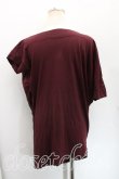 画像2: ANGLOMANIA 中古 / フラワーptボートネックカットソー 38（7号相当） ボルドー  H-25-12-28-060-to-OD-ZH (2)