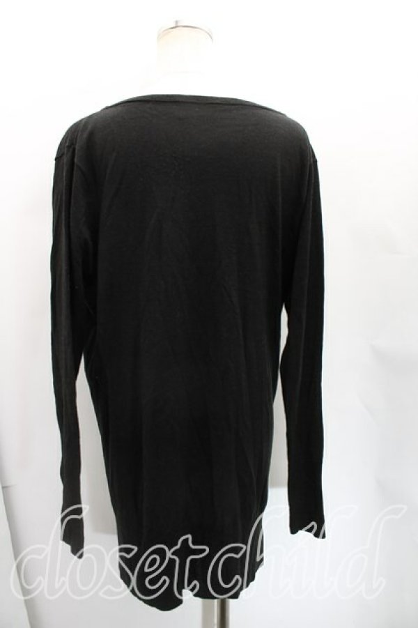 画像2: ヴィヴィアンウエストウッド 中古 / エッセンシャルオーブ刺繍ニット 2（9号相当） 黒  H-25-12-28-062-to-OD-ZH (2)