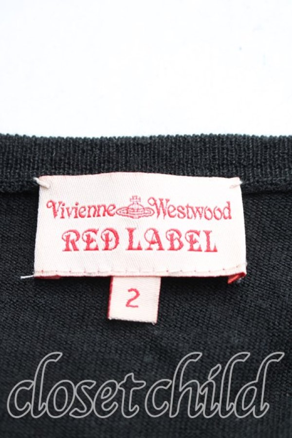 画像3: ヴィヴィアンウエストウッド 中古 / エッセンシャルオーブ刺繍ニット 2（9号相当） 黒  H-25-12-28-062-to-OD-ZH (3)