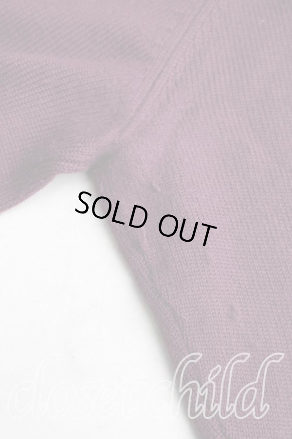 画像7: ヴィヴィアンウエストウッド 中古 / 別珍切替カーディガン 3（11号相当） 紫  H-25-12-28-065-to-OD-ZH (7)