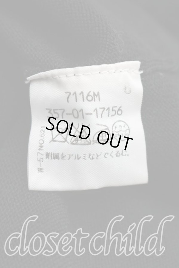 画像4: ヴィヴィアンウエストウッド 中古 / 単色オーブ刺繍カッティングカラーカーディガン 2（9号相当） 黒  H-25-12-28-066-to-OD-ZH (4)