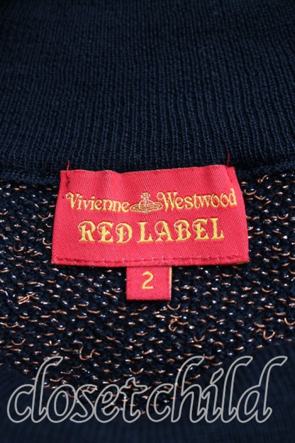 画像3: ヴィヴィアンウエストウッド 中古 / ラメオーブニット 2（9号相当） 黒  H-25-12-28-067-to-OD-ZH (3)