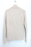 画像2: ヴィヴィアンウエストウッド 中古 / ステッチオーブジップニット 3（11号相当） ベージュ  H-25-12-28-068-to-OD-ZH (2)