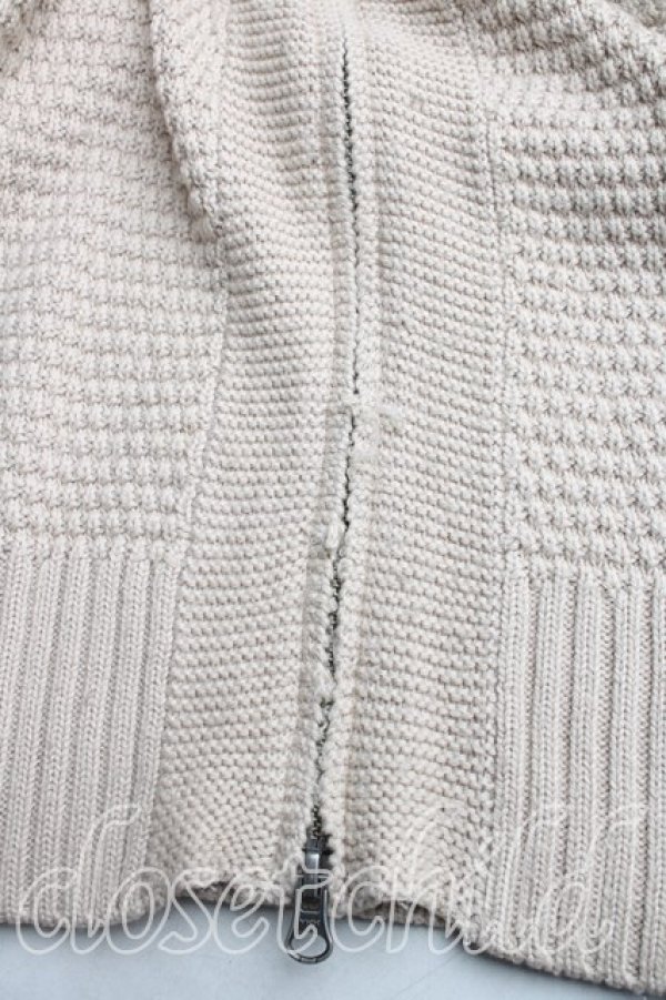 画像6: ヴィヴィアンウエストウッド 中古 / ステッチオーブジップニット 3（11号相当） ベージュ  H-25-12-28-068-to-OD-ZH (6)