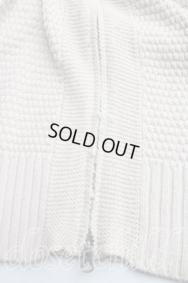 画像6: ヴィヴィアンウエストウッド 中古 / ステッチオーブジップニット 3（11号相当） ベージュ  H-25-12-28-068-to-OD-ZH (6)