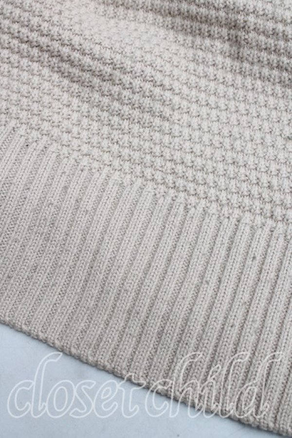 画像7: ヴィヴィアンウエストウッド 中古 / ステッチオーブジップニット 3（11号相当） ベージュ  H-25-12-28-068-to-OD-ZH (7)