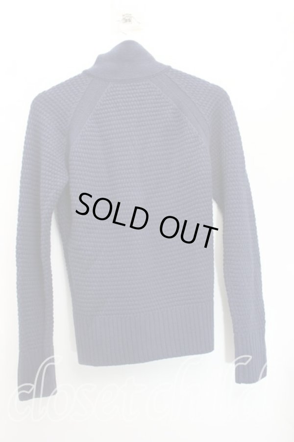 画像2: ヴィヴィアンウエストウッド 中古 / ステッチオーブジップニット 2（9号相当） 紺  H-25-12-28-069-to-OD-ZH (2)