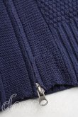 画像6: ヴィヴィアンウエストウッド 中古 / ステッチオーブジップニット 2（9号相当） 紺  H-25-12-28-069-to-OD-ZH (6)