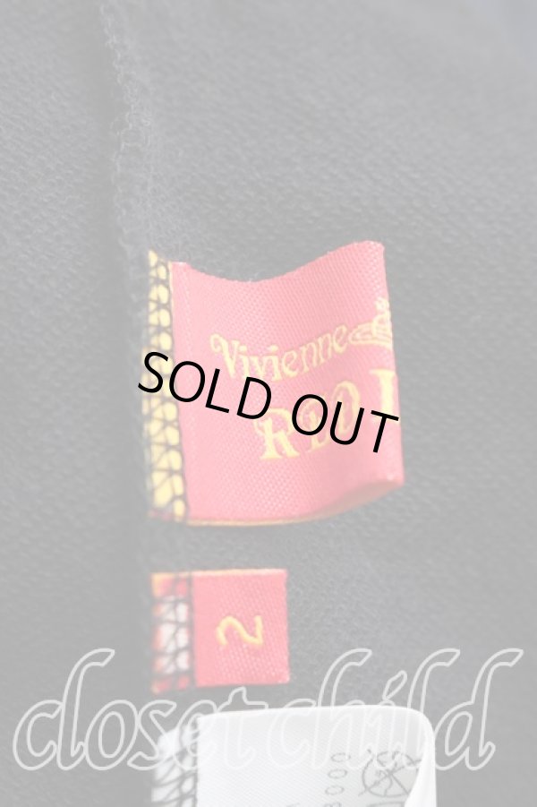 画像3: ヴィヴィアンウエストウッド 中古 / スター柄ジップスウェット 2（9号相当） 紺ｘ黒  H-25-12-28-071-to-OD-ZH (3)