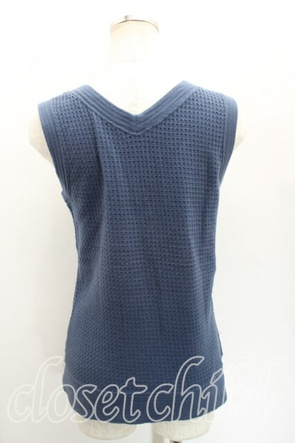 画像2: ヴィヴィアンウエストウッド 中古 / オーブptメッシュタンクトップ  青  H-25-12-28-073-to-OD-ZH (2)