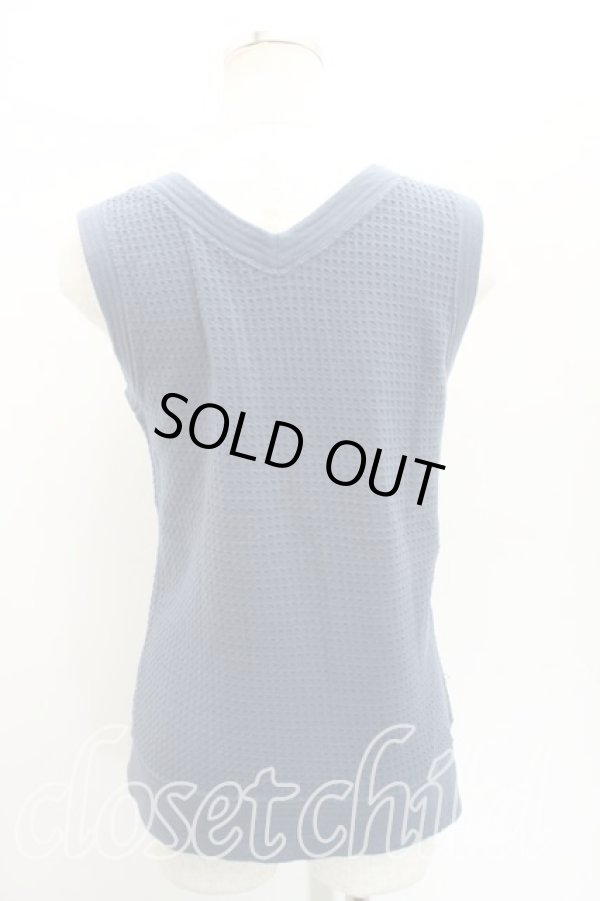 画像2: ヴィヴィアンウエストウッド 中古 / オーブptメッシュタンクトップ  青  H-25-12-28-073-to-OD-ZH (2)