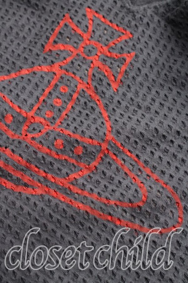 画像5: ヴィヴィアンウエストウッド 中古 / オーブptメッシュタンクトップ  青  H-25-12-28-073-to-OD-ZH (5)