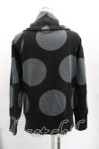 画像2: ヴィヴィアンウエストウッド 中古 / スポット柄ジップスウェット 3（11号相当） 黒  H-25-12-28-076-to-OD-ZH (2)