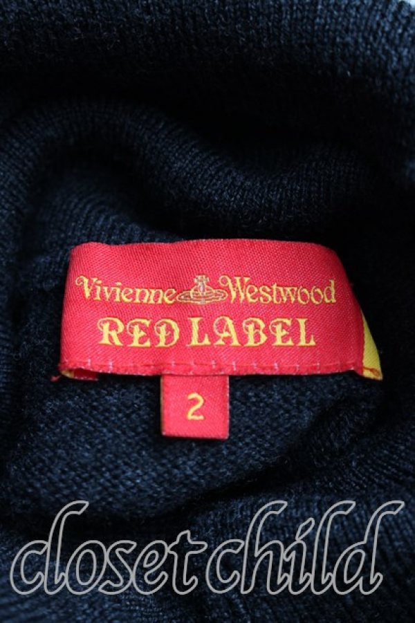 画像3: ヴィヴィアンウエストウッド 中古 / 単色オーブ刺繍カーディガン 2（9号相当） 黒  H-25-12-28-077-to-OD-ZH (3)