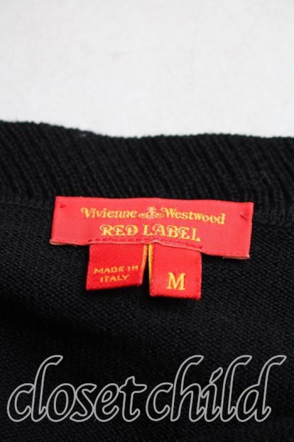 画像3: ヴィヴィアンウエストウッド 中古 / ウィングハート刺繍ニット M 黒  H-25-12-28-078-to-OD-ZH (3)