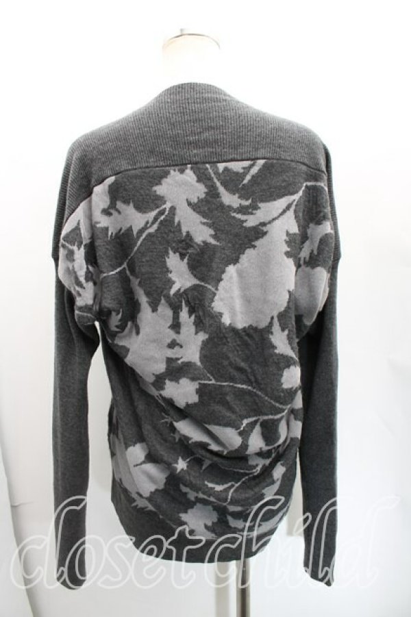 画像2: ヴィヴィアンウエストウッド 中古 / シャドーローズカーディガン 2（9号相当） 灰  H-25-12-28-079-to-OD-ZH (2)