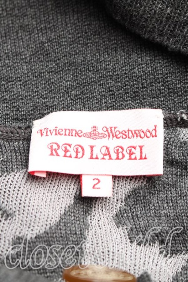 画像3: ヴィヴィアンウエストウッド 中古 / シャドーローズカーディガン 2（9号相当） 灰  H-25-12-28-079-to-OD-ZH (3)