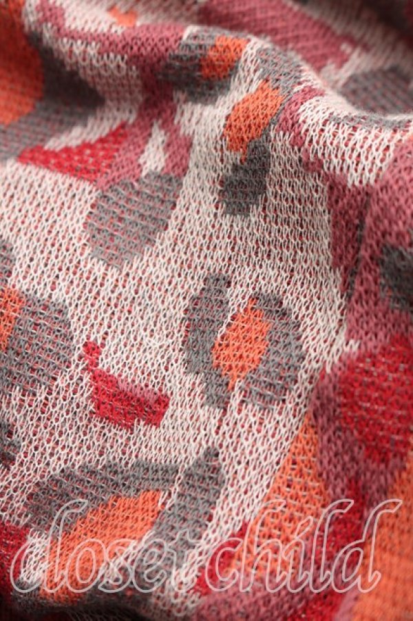 画像6: ヴィヴィアンウエストウッド 中古 / レオパード柄カーディガン 2（9号相当） ピンクｘ赤  H-25-12-28-080-to-OD-ZH (6)