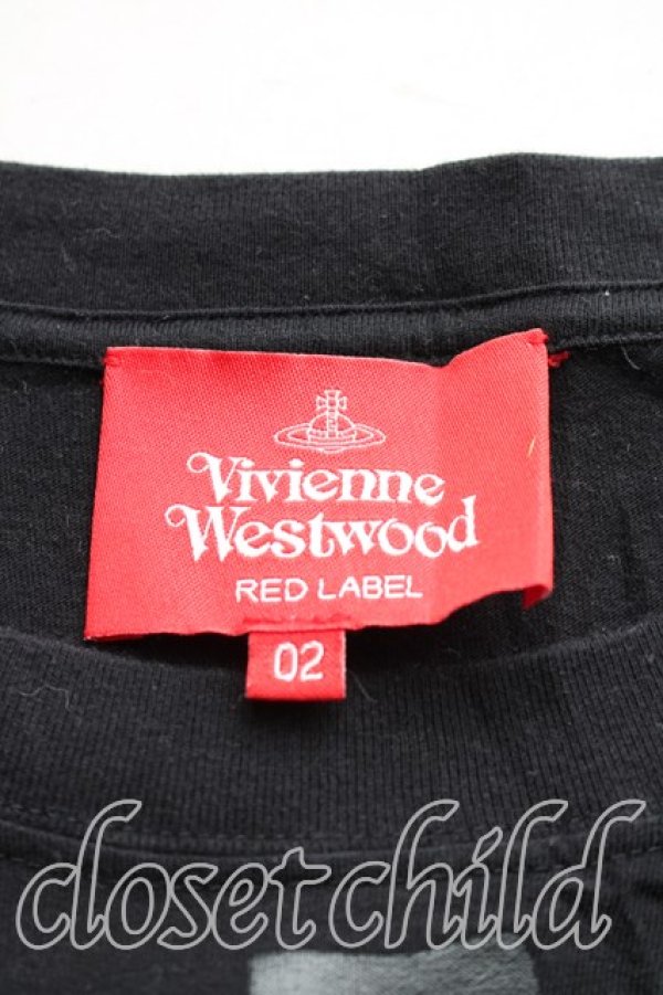 画像3: ヴィヴィアンウエストウッド 中古 / メルティオーブカットソー 02（9号相当） 黒  H-25-12-28-081-to-OD-ZH (3)
