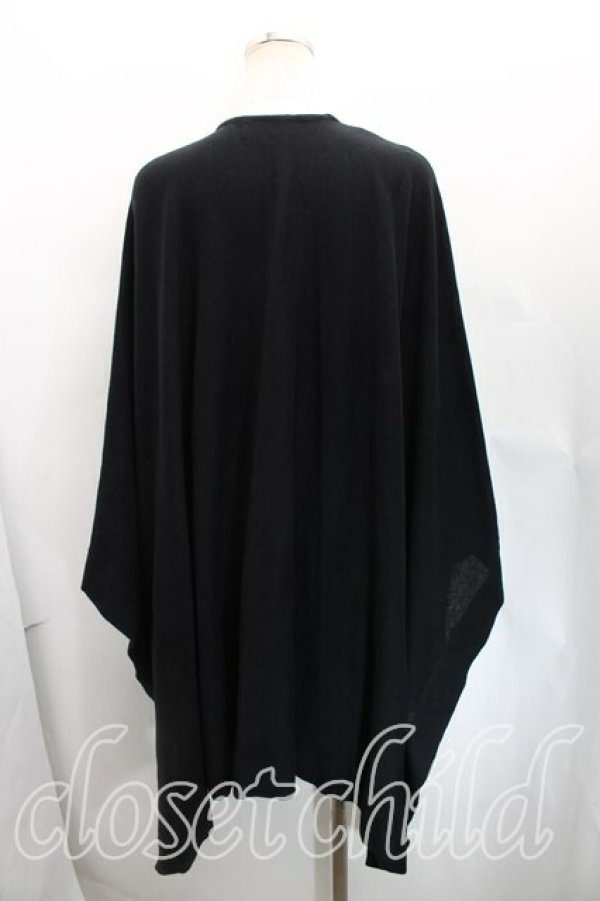 画像2: ヴィヴィアンウエストウッド 中古 / 単色オーブ刺繍カーディガン 2（9号相当） 黒  H-25-12-28-082-to-OD-ZH (2)