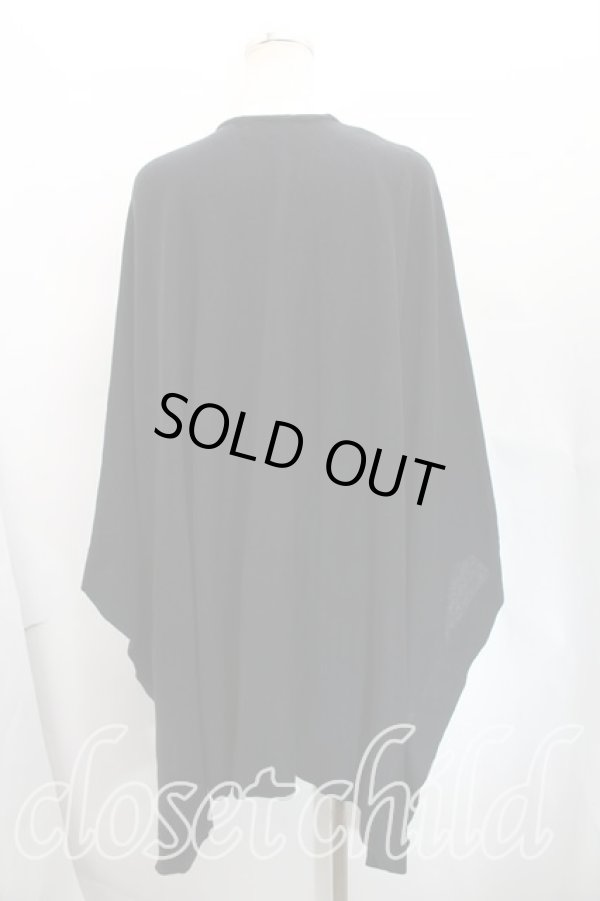 画像2: ヴィヴィアンウエストウッド 中古 / 単色オーブ刺繍カーディガン 2（9号相当） 黒  H-25-12-28-082-to-OD-ZH (2)