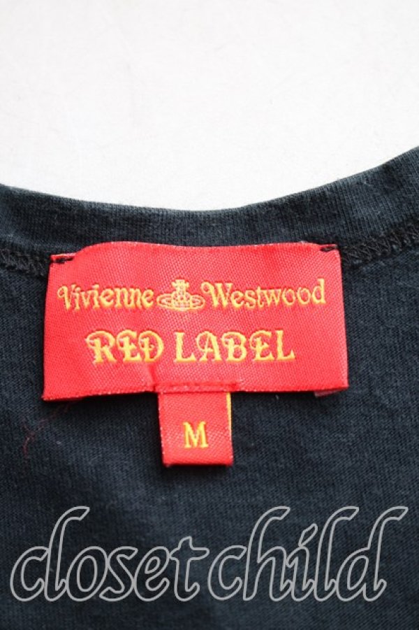 画像3: ヴィヴィアンウエストウッド 中古 / カラーオーブ刺繍タンクトップ M 黒  H-25-12-28-083-to-OD-ZH (3)