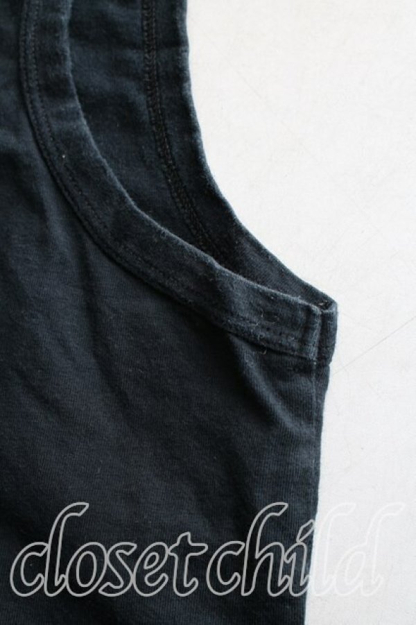 画像7: ヴィヴィアンウエストウッド 中古 / カラーオーブ刺繍タンクトップ M 黒  H-25-12-28-083-to-OD-ZH (7)