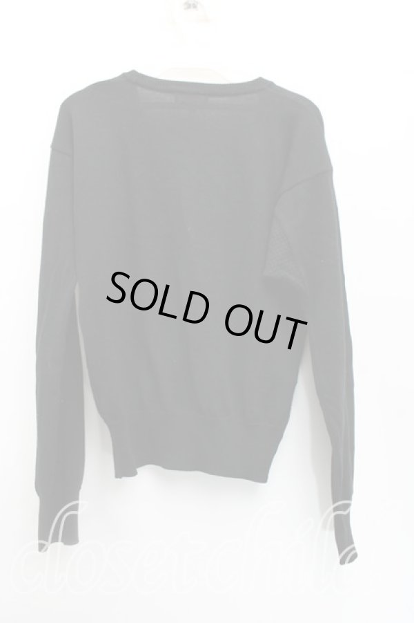 画像2: ヴィヴィアンウエストウッド 中古 / 単色オーブ刺繍カーディガン 2（9号相当） 黒  H-25-12-28-084-to-OD-ZH (2)