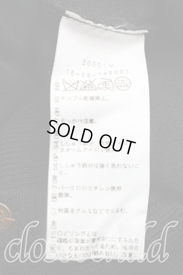 画像4: ヴィヴィアンウエストウッド 中古 / 単色オーブ刺繍カーディガン 2（9号相当） 黒  H-25-12-28-084-to-OD-ZH (4)