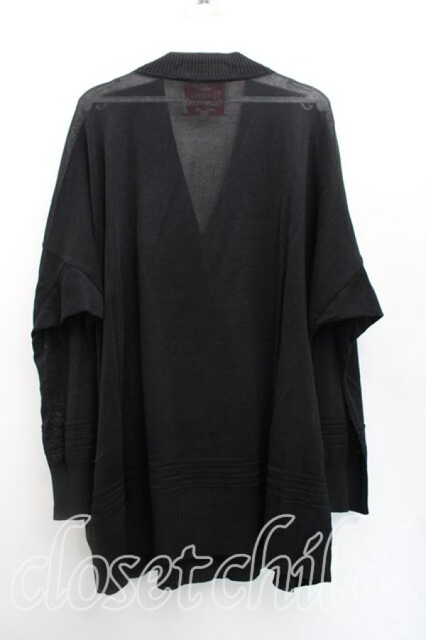 画像2: ヴィヴィアンウエストウッド 中古 / ステッチオーブカーディガン 00（ワンサイズ） 黒  H-25-12-28-087-to-OD-ZH (2)