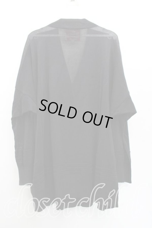 画像2: ヴィヴィアンウエストウッド 中古 / ステッチオーブカーディガン 00（ワンサイズ） 黒  H-25-12-28-087-to-OD-ZH (2)