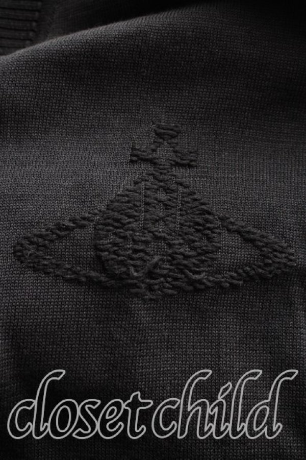 画像6: ヴィヴィアンウエストウッド 中古 / ステッチオーブカーディガン 00（ワンサイズ） 黒  H-25-12-28-087-to-OD-ZH (6)