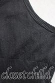 画像6: ヴィヴィアンウエストウッド 中古 / カラーオーブ刺繍リブクロップドタンクトップ S 黒  H-25-12-28-088-to-IN-ZH (6)